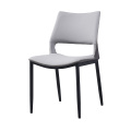 Vente chaude chaise en acier pliante en plastique blanc chaise de salle à manger